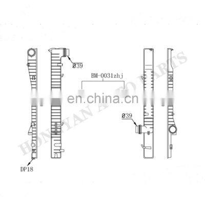 Other Auto Cooling System aluminum car radiator plastic tank for bmw x5 e53