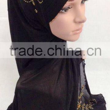 A171 Newest Beaded Malaysia Hijab for muslim lady