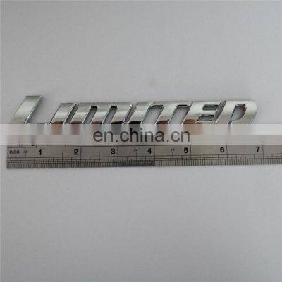 Custom ABS Plastic Chrome Label Car Logo Badge Emblem Sticker For Toyota