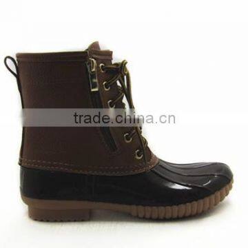 Comfortable Female Rain Boots With Zipper