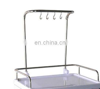 High Quality ABS and 304 Steel Material IV Trolley With Two Dirt Buckets for Patient First Aid photo-4