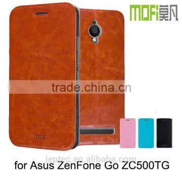 MOFi Case for Asus ZenFone Go ZC500TG Cover, PU Leather Flip Case for Asus Zenfone Go ZC500TG