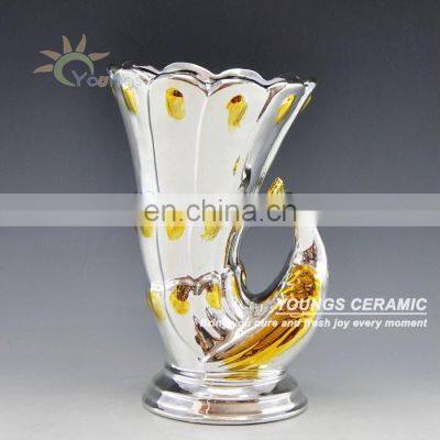 VERY beautiful Decorative Ceramic Peacock Vase