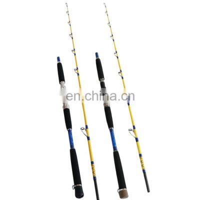 Weihai factory price wholesale  1.5 section  high quality glass carbon sea  boat fishing   big game Trolling Rod