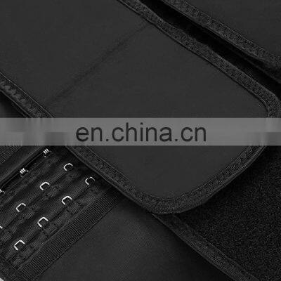 Прямые продажи от завода. Женский корсет, пояс для потоотделения, комбинезон, латексный спортивный пояс, корсет для тела с тремя рядами пряжек photo-4