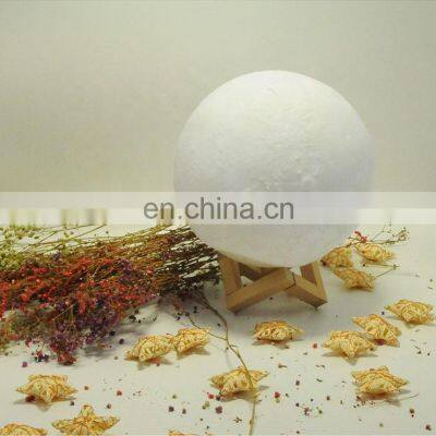 20cm 3D Moon Lamp With Stand Warm and Cool Lighting Remote and Touch Control Decorative Moon Light 3D LED Night Light photo-4