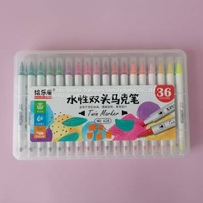 Качественные двусторонние водные маркеры для детей и школьников photo-2