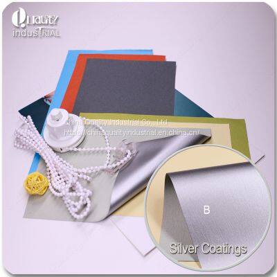 100% Polyester Silver Coating Sunshade Fabric photo-5