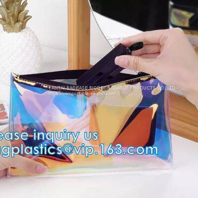 Holographic Metallic Bubble Mailer Gift Packaging Glamour Colorful Silver Shades Foil Cushion Padded Shipping Envelopes photo-4