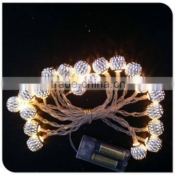 Warm White 20LED Iron Ball Light 3V Indoor Battery Light photo-6