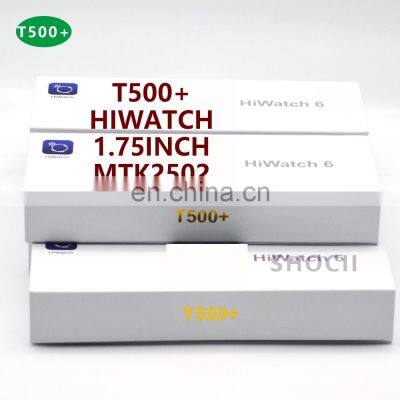 2022 Hot Sale T500+ Smart Watch Hiwatch Iwo Series 6 BT Call Reloj Lnteligente T500+ Smartwatch for Ios Android photo-2