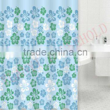 fancy floral design shower curtains modern polyester shower curtain