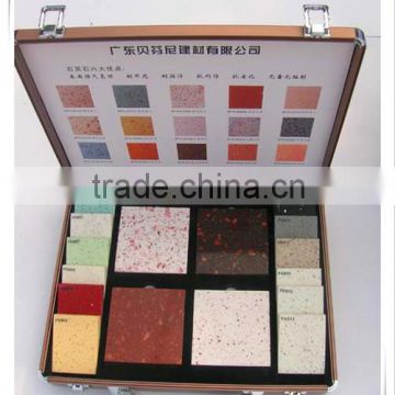 carry-on aluminum stone sample display case box for hard aluminum case with tile tool set