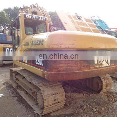 low working hours cat 320c 320b 320d excavator with breaker