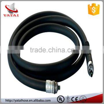 3/8 x 50 Pressure Washer Hose Flexible Stretch Steel Hose