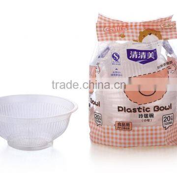 Custom Logo Printed 16oz Wholesale Disposable Plastic Bowl