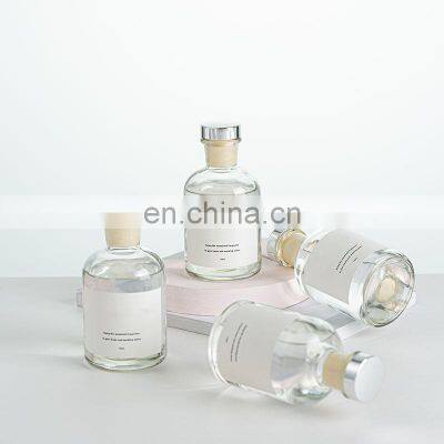 Customized With Gold Foil Box Flower Rattan Sticks 150ml Oil Refills Private Label Reed Diffuser photo-5