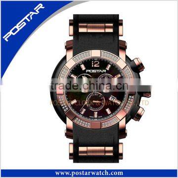 New Black Cool Fashion Stainless Steel Luxury Sport Analog Quartz Mens Wrist Watch