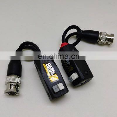 CCTV Accessories 8MP Passive HD Video Balun For HD-CVI /TVI /AHD /CVBS