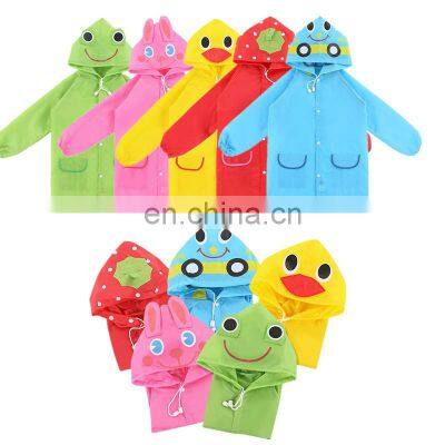 Cute Kids Raincoat Cartoon Animal Waterproof Kids Raincoat For Children Rain Coat photo-3
