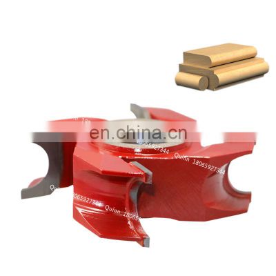 LIVTER Forming cutter of wood profile milling cutter with carbide half circle shaper cutter head