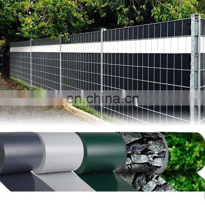 0.19m*35m Pvc Privacy Fence Stripe Tarpaulin, uv Fence Privacy Protection Strip photo-5