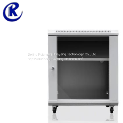 12u White Network Cabinet Server Rack Wall Cabinet Switch Cabinet Weak Current Monitoring Thickened Tempered Glass Small Cabinet