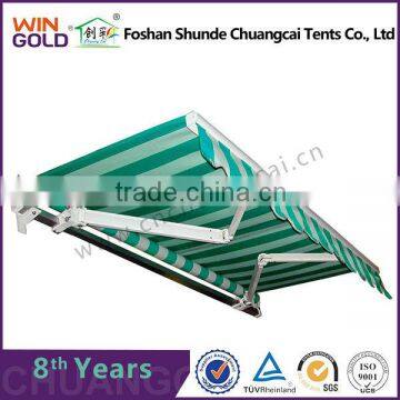 Half-Cassette waterproof outdoor retractable awning for cars