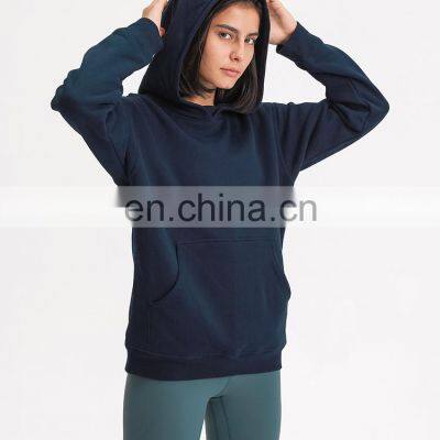 Custom Women's Oversized hoodies Sweater Shirt Autumn Winter Casual Sports Long Sleeve Tops