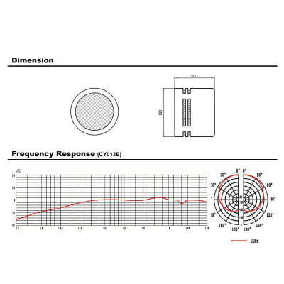 797 AUDIO CY013B 20Mm Cardioid Electret Mic Dynamic Condenser Microphone Capsule Supplier Heads Mobile Phone Mic