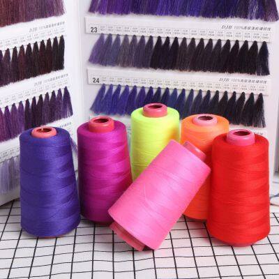 1800 Stock Colors 502 5000y Sewing Threads Low Breakage Polyester Threads Low MOQ Polyester Sewing Thread for Garment Sewing photo-4
