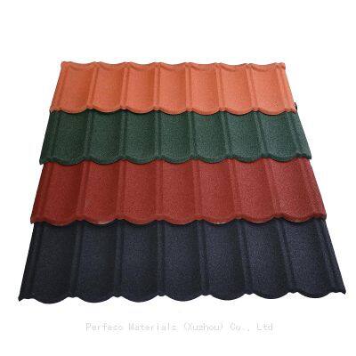 China Factory Good Quality Stone Coated Metal Roofing Tiles for Construction Materials photo-5