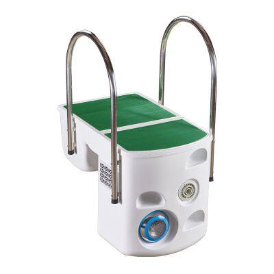 Pipeless Kids Pool Filter Wall-Mounted Filter With Ladder for Children Swimming Pool Portable Filter With LED Light