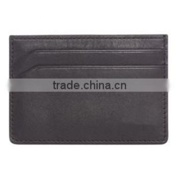 Leather card holder suitable for hold notes cow leather card holder for men