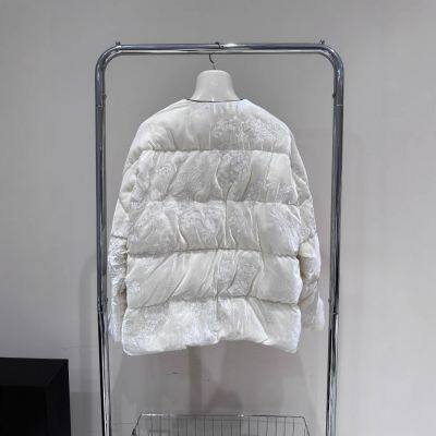 Chinese-style Short Down Jacket for Women, White Goose Down Fashionable and Youthful Style for Women photo-2