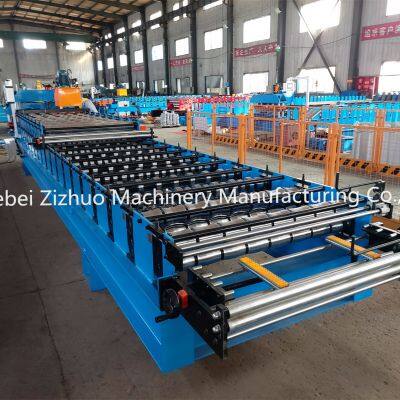 Double Layer Metal Roofing Sheet Tile Cold Roll Forming Machine Factory Price photo-2