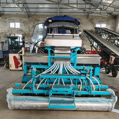 Rice Seeding Fertilizing Machine with Rotavator, Disc Harrow and Land Roller