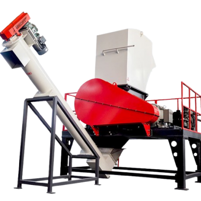 Heavy Duty Plastic Crusher for Recycling HDPE LDPE PP Pipes Sheets Bottles with High Efficiency
