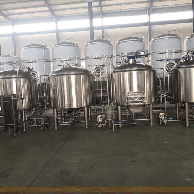 1000L 4Vessles brewhousecraft beer equipment with fermentation tanks