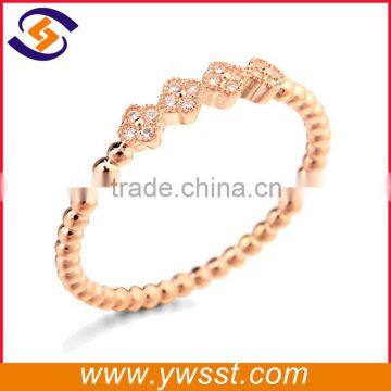 Fried Dough Twist Shape Imitation 14k Gold Jewellery