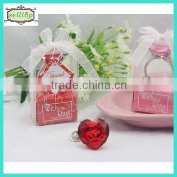 Hot sell crystal keyring for birthday party favors