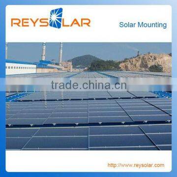 Flat and Metal Slanted House Top pv solar mount racking system