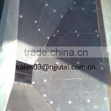 Self-lubricating black size customized UHMW-PE Coal bunker liner sheet