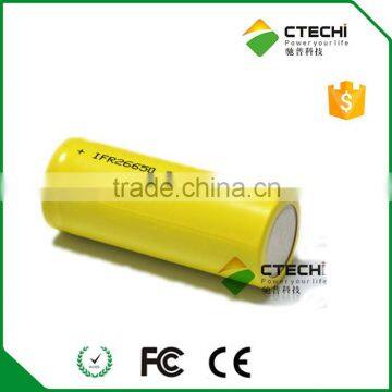 Reachargeable lifepo4 battery 26650 3.2 v 2800mah high capacity battery IFR26650