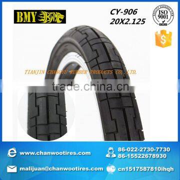 top quality bicycle tire 20x2.125 with high rubber rate