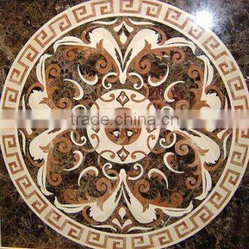 Emperador Dark Marble Stone Water Jet Pattern HHM-SD014