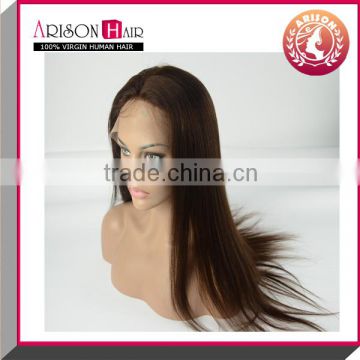 2015 Popular for black women brazilian hair full lace wig for protomion