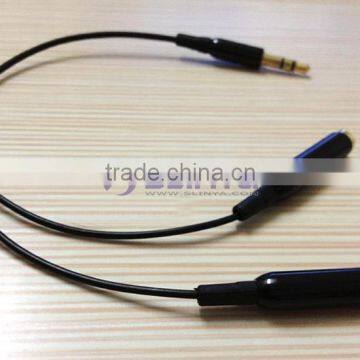 Male to 2 Female 3.5mm Earphone Headphone Splitter Extension Audio Cable Adapter For Lovers