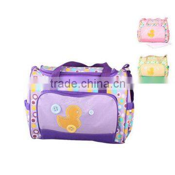 Wholesale cheap tote one shoulder mommy baby bag lovely diaper bag