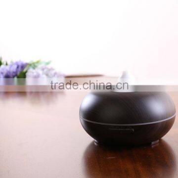 300ml Aroma Essential Oil Diffuser,Amazon Wood Grain Ultrasonic Cool Mist Whisper-Quiet Humidifier With Color LED Lights photo-5